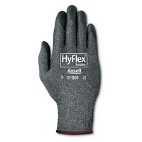 Ansell Edmont 11-801-9 Ansell Size 9 HyFlex Foam Gray Glove With Nitrile Coating